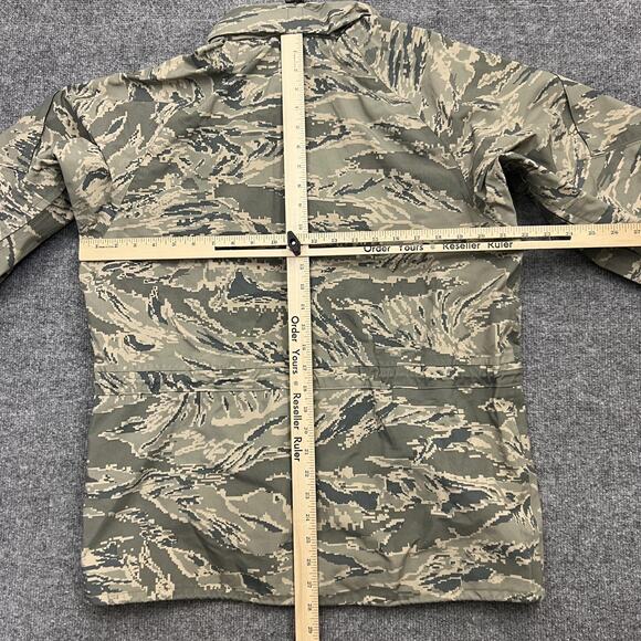 USAF Parka Jacket Mens Small Short Camouflage Gore-Tex APECS Waterproof Military - Picture 9 of 11
